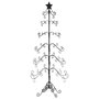 Voir la diapositive 2 : VIDAXL Arbre de Noël en metal pour decoration noir 180 cm