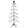 Voir la diapositive 2 : VIDAXL Arbre de Noël en metal pour decoration noir 180 cm