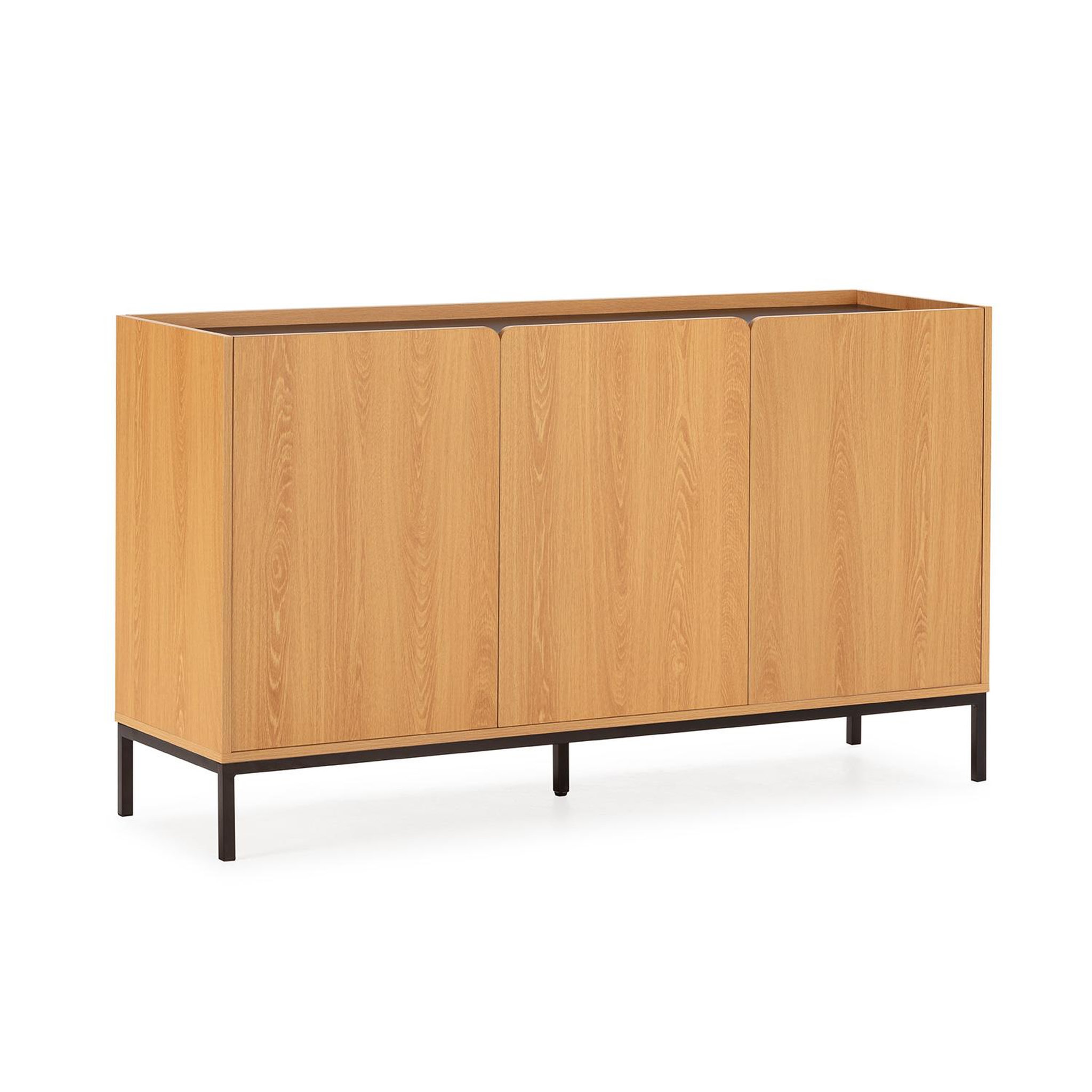 VS VENTA-STOCK Buffet Curva 3 portes couleur Chêne