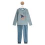 Voir la diapositive 1 : IN EXTENSO Ensemble pyjama velours ours garçon