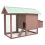 Voir la diapositive 4 : VIDAXL Poulailler Moka 170x81x110 cm Bois de pin massif et sapin