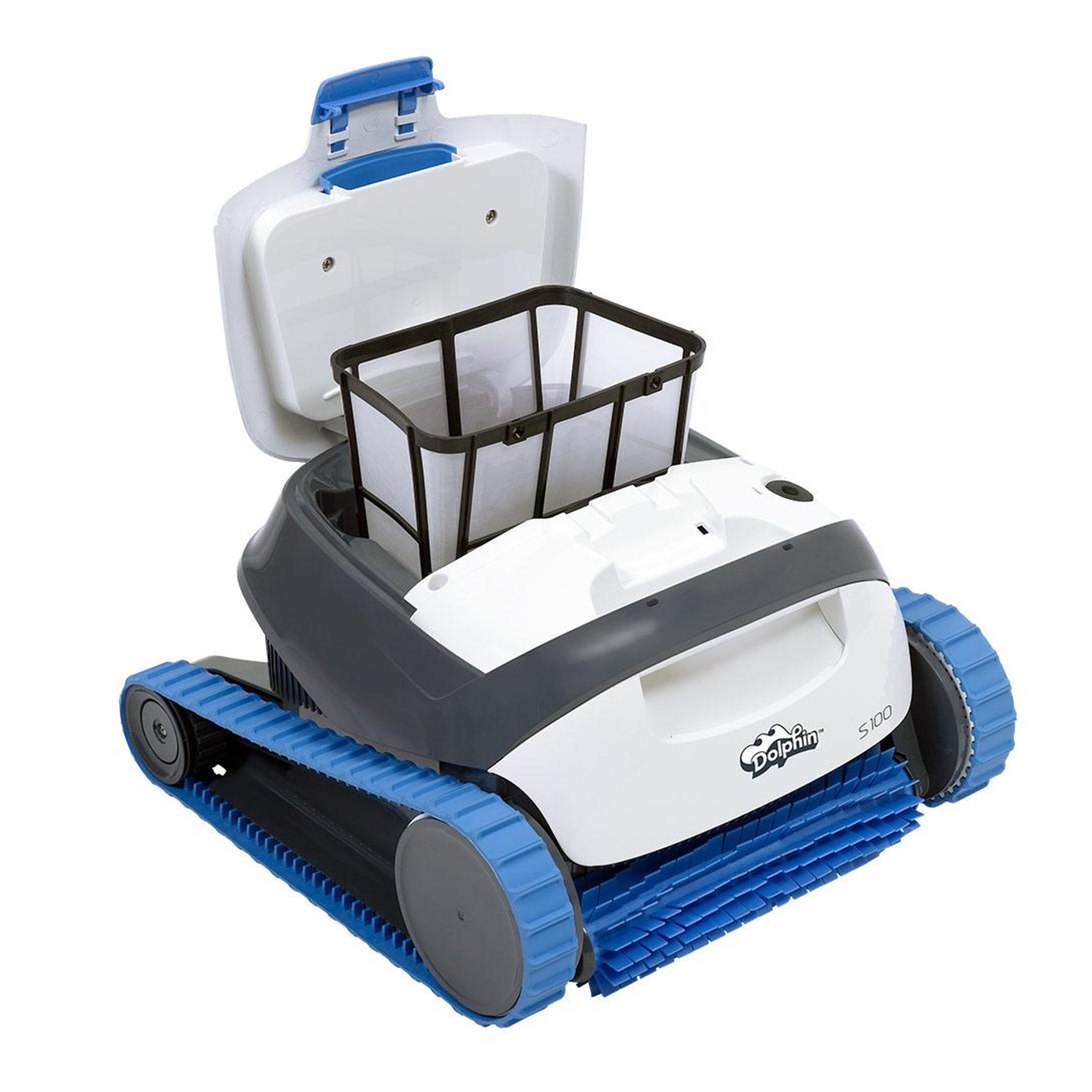 Voir la diapositive 2 : Dolphin Robot electrique de piscine fond et parois - s100