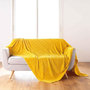 Voir la diapositive 1 : Paris Prix Plaid Flanelle Uni  Arya  180x220cm Jaune