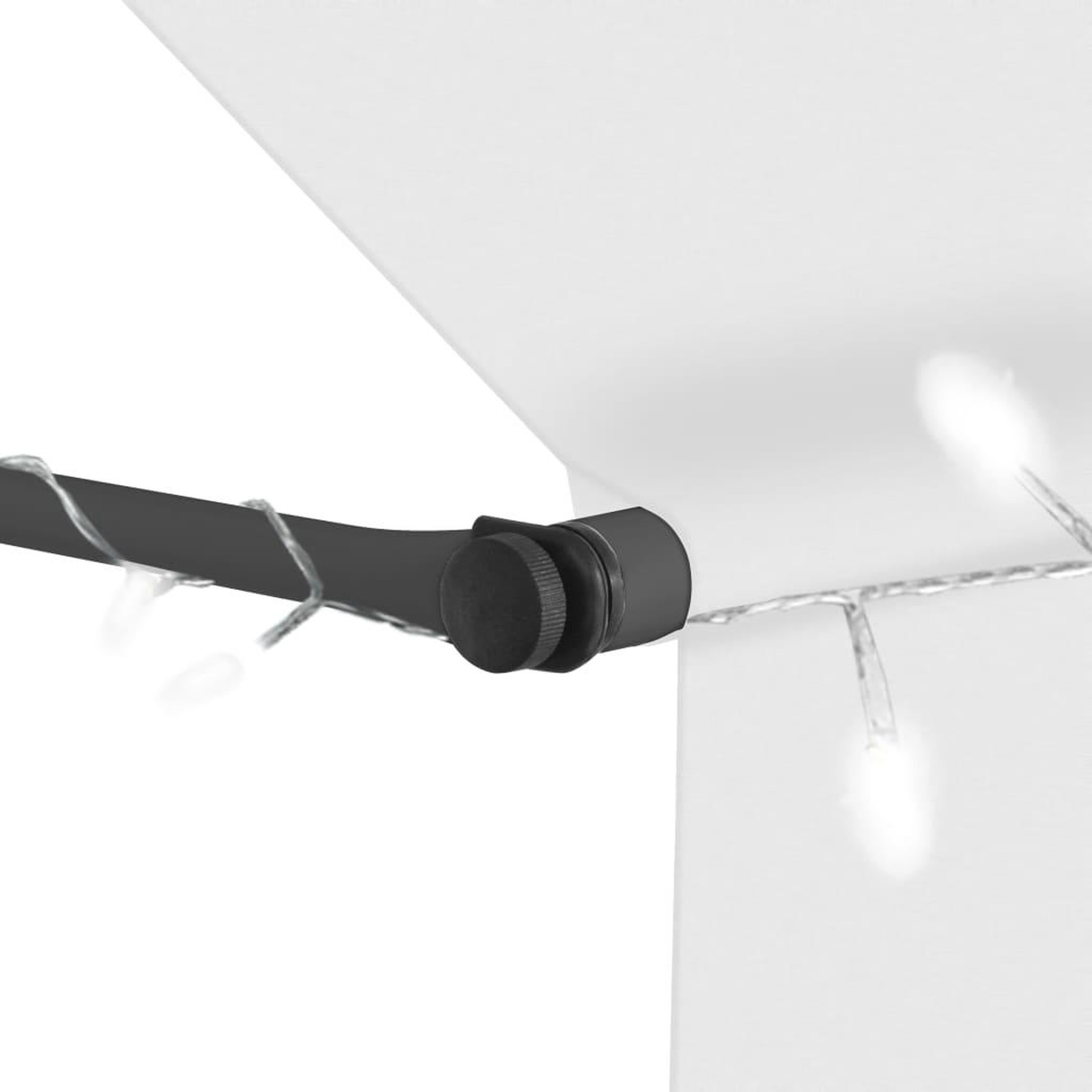 Voir la diapositive 5 : VIDAXL Auvent manuel retractable avec LED 250 cm Creme