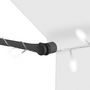 Voir la diapositive 5 : VIDAXL Auvent manuel retractable avec LED 250 cm Creme