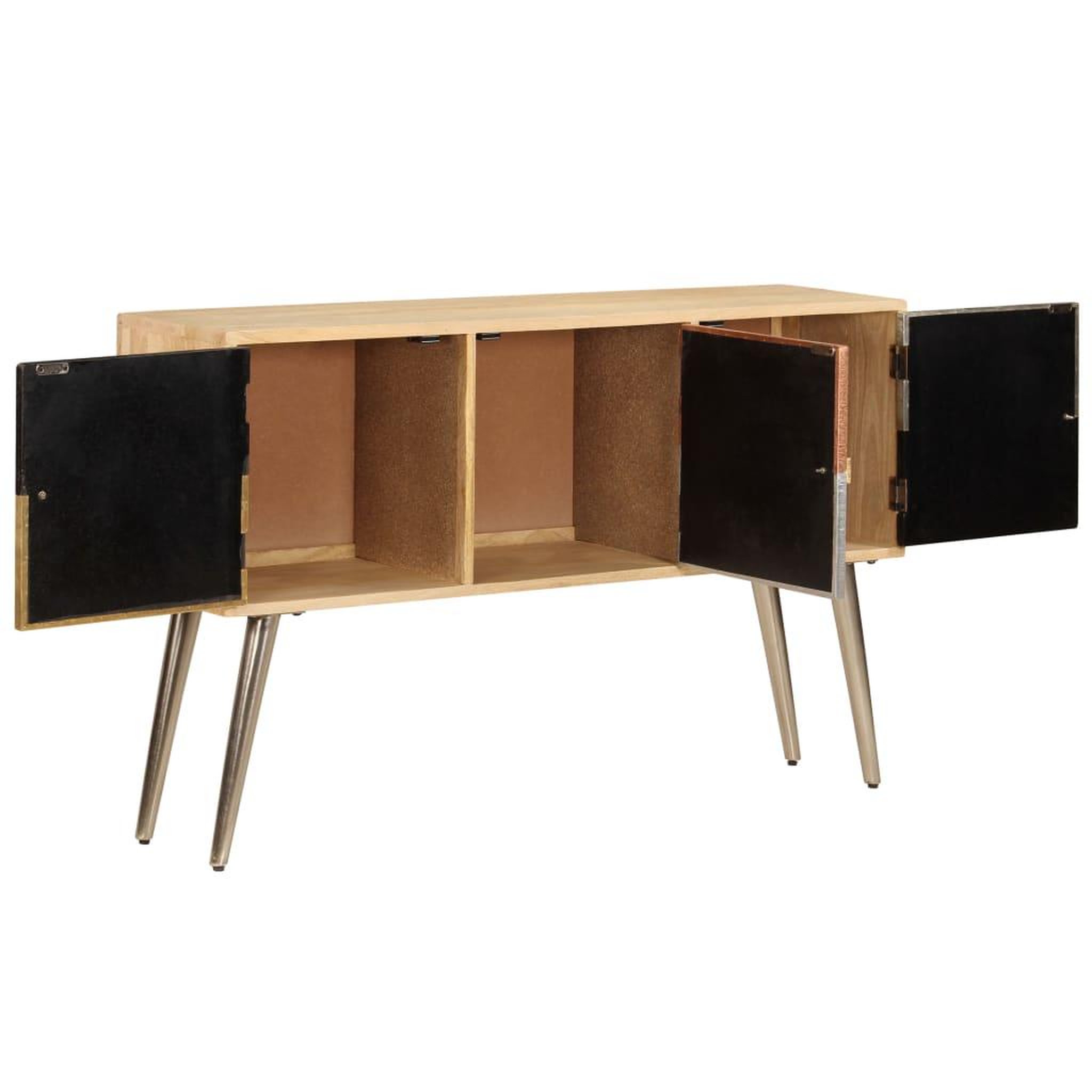Voir la diapositive 4 : VIDAXL Buffet 120x30x75 cm bois de manguier massif