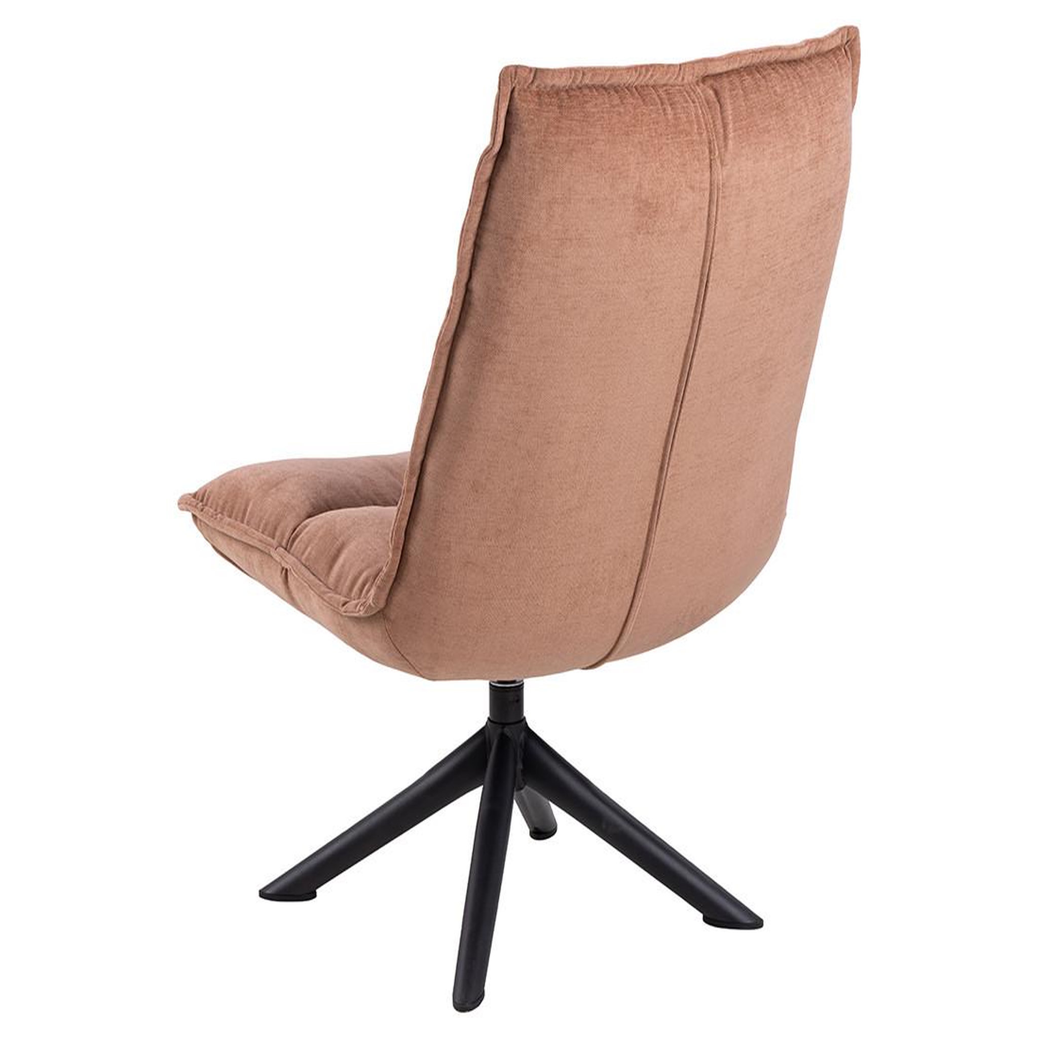 Voir la diapositive 4 : BEST MOBILIER Mellow - fauteuil pivotant - en tissu - pieds en acier