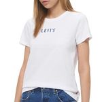Levi's T shirt  Femme Levi's The Perfect. Coloris disponibles : Blanc
