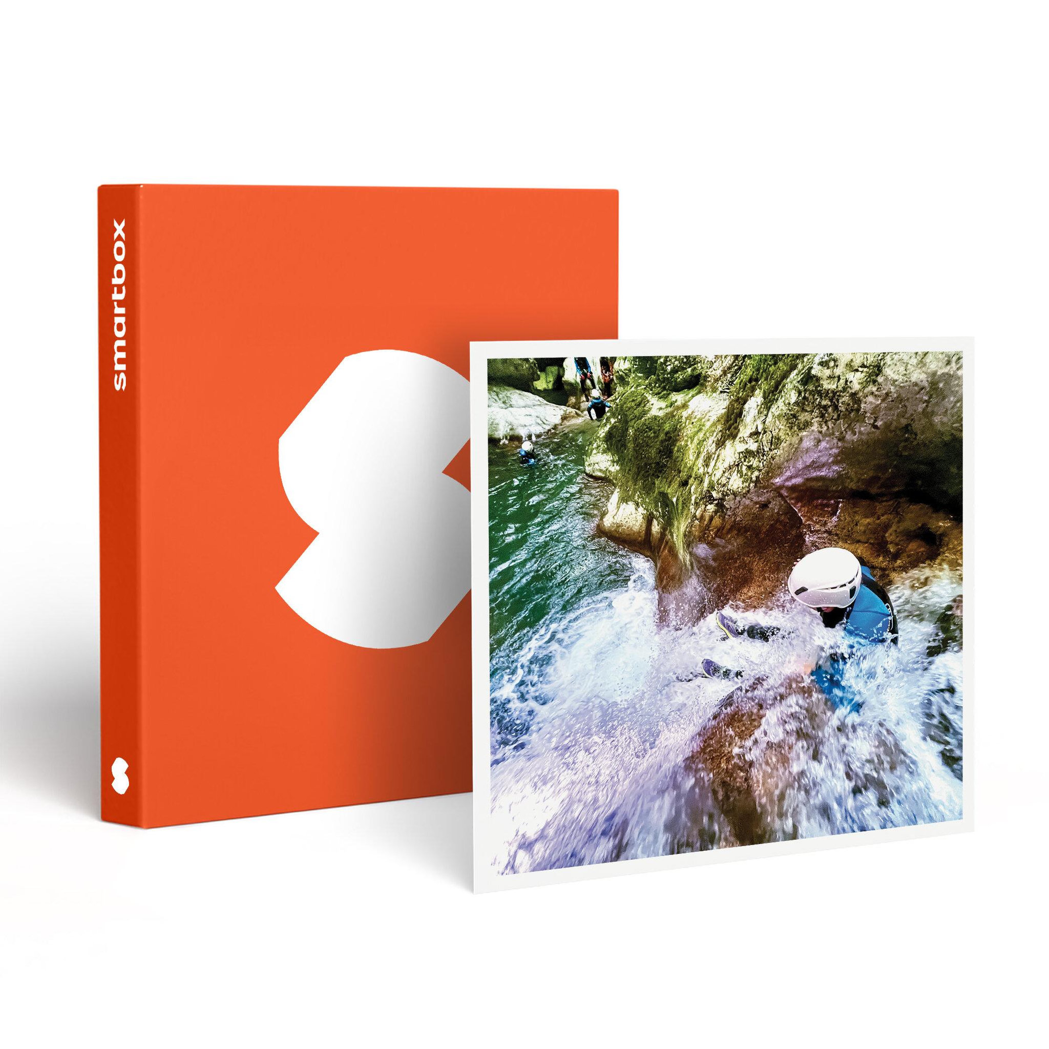 Smartbox 2h30 de canyoning pour 2 personnes avec photos près de grenoble - coffret cadeau sport & aventure