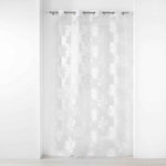 Paris Prix Rideau Voilage à Œillets  Florinella  140x240cm Blanc