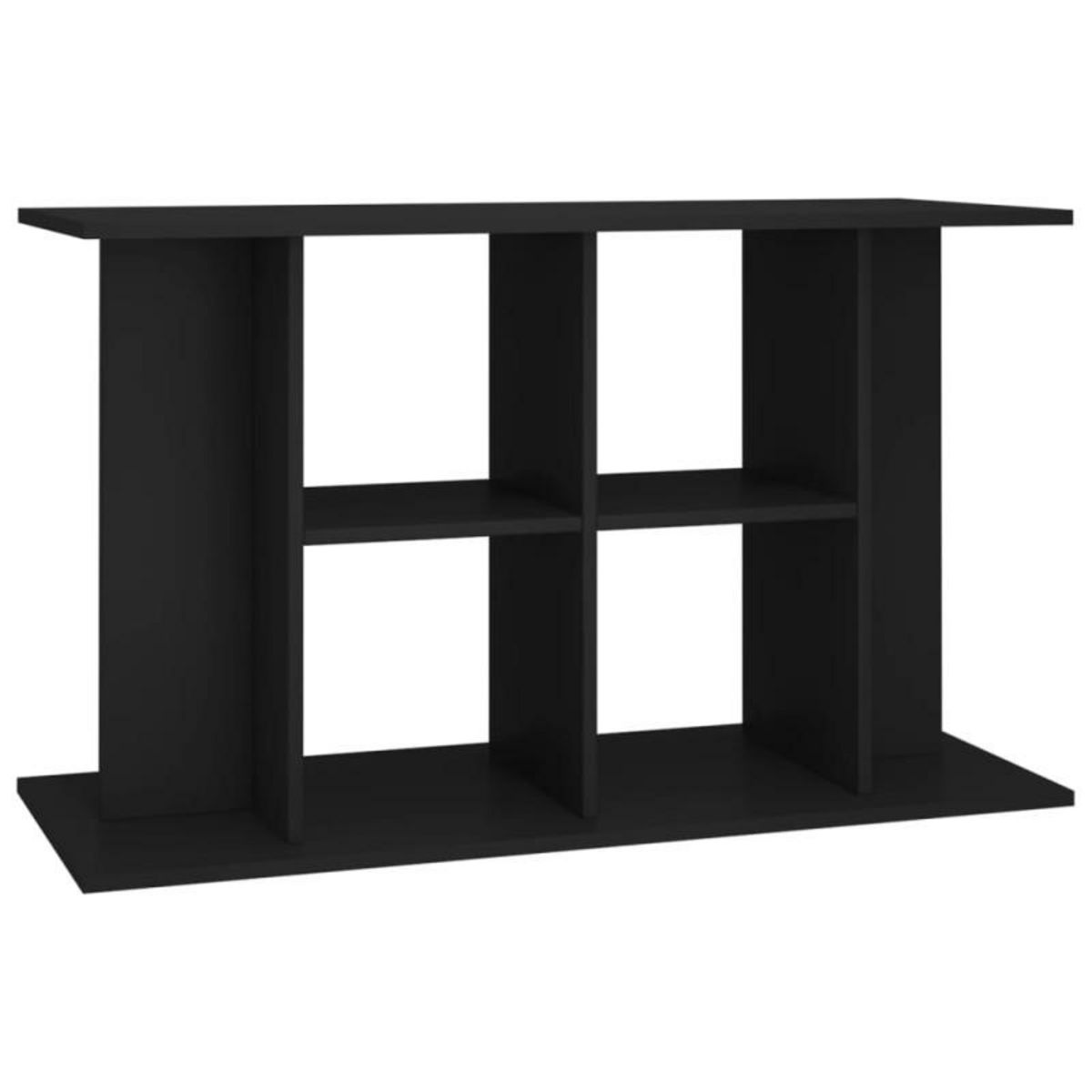 VIDAXL Support pour aquarium noir 100x40x60 cm bois d ingénierie