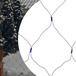 VIDAXL Filet lumineux bleu de Noël 4x4 m 544 LED Interieur/exterieur
