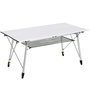 Voir la diapositive 1 : OUTSUNNY Table pliante en aluminium table de camping table de jardin 6 personnes hauteur réglable + sac de transport