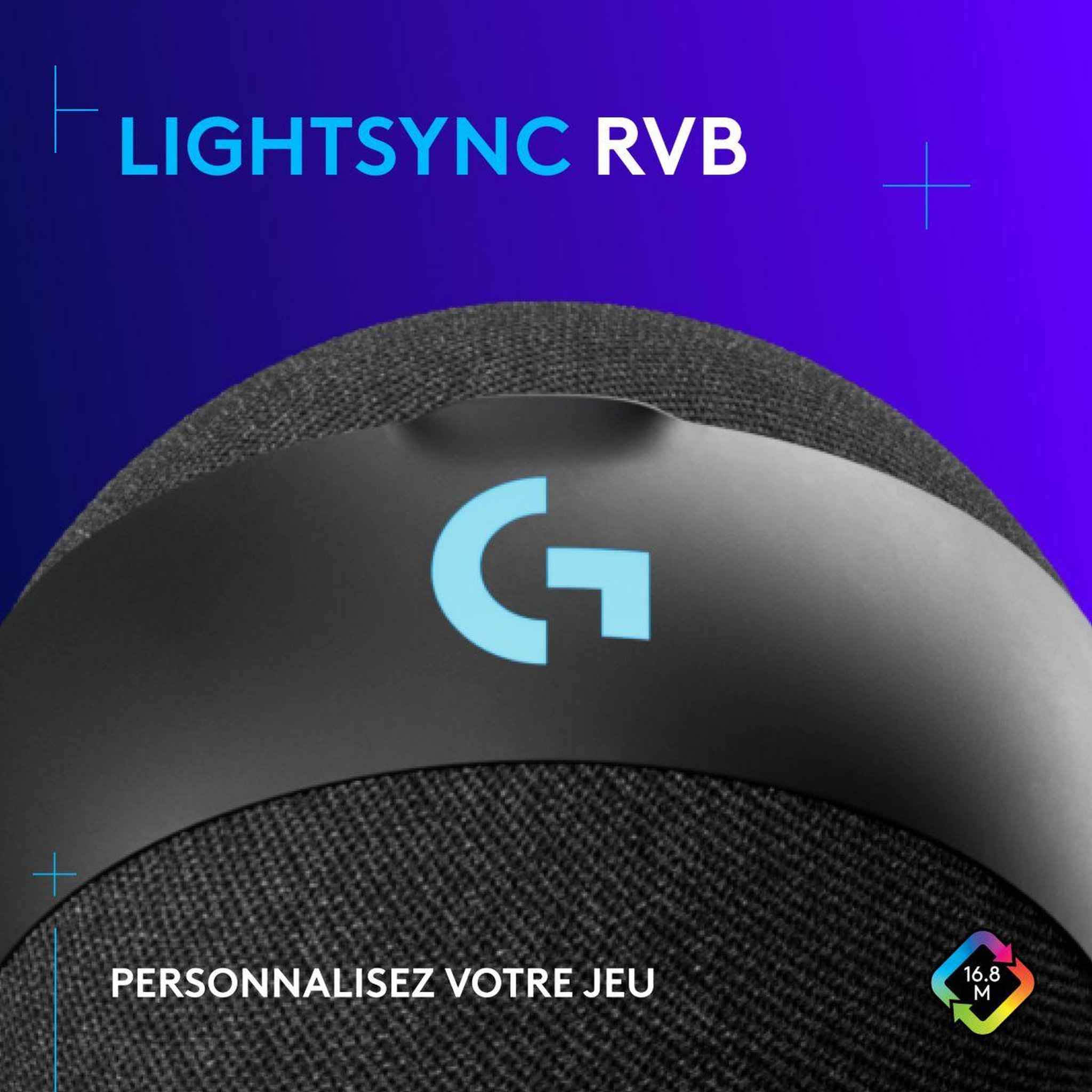 Voir la diapositive 2 : Logitech Micro Streaming Yeti Orb Noir