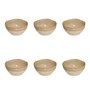 Voir la diapositive 1 : SECRET DE GOURMET Lot de 6 Bols en Faïence  Kate  48cl Beige