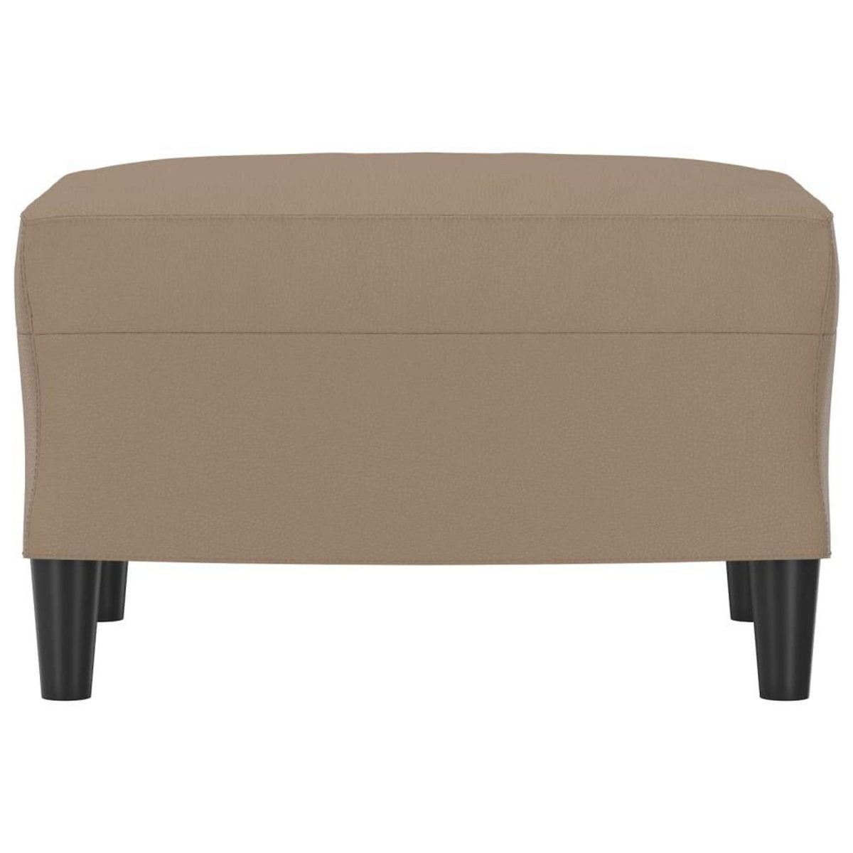 VIDAXL Repose-pied Cappuccino 60x50x41 cm Similicuir