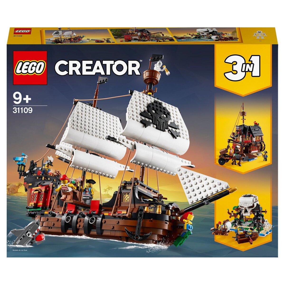 LEGO Creator – jouet de navette spatiale 3 en 1 pour enfant