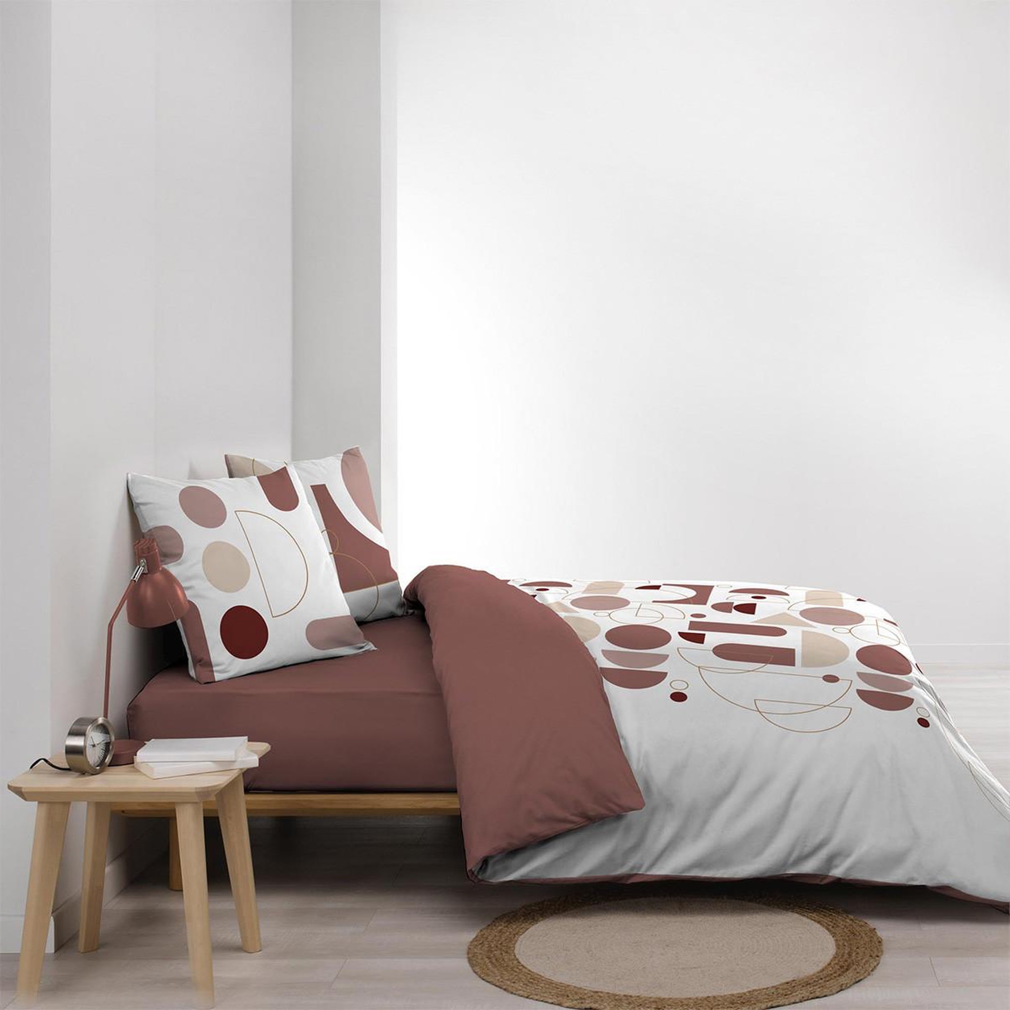 Voir la diapositive 3 : Douceur d'Intérieur Parure de lit 3 pièces  chilipop  240x220cm rose
