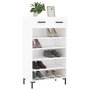 Voir la diapositive 3 : VIDAXL Armoire a chaussures blanc 60x35x105 cm bois d'ingenierie