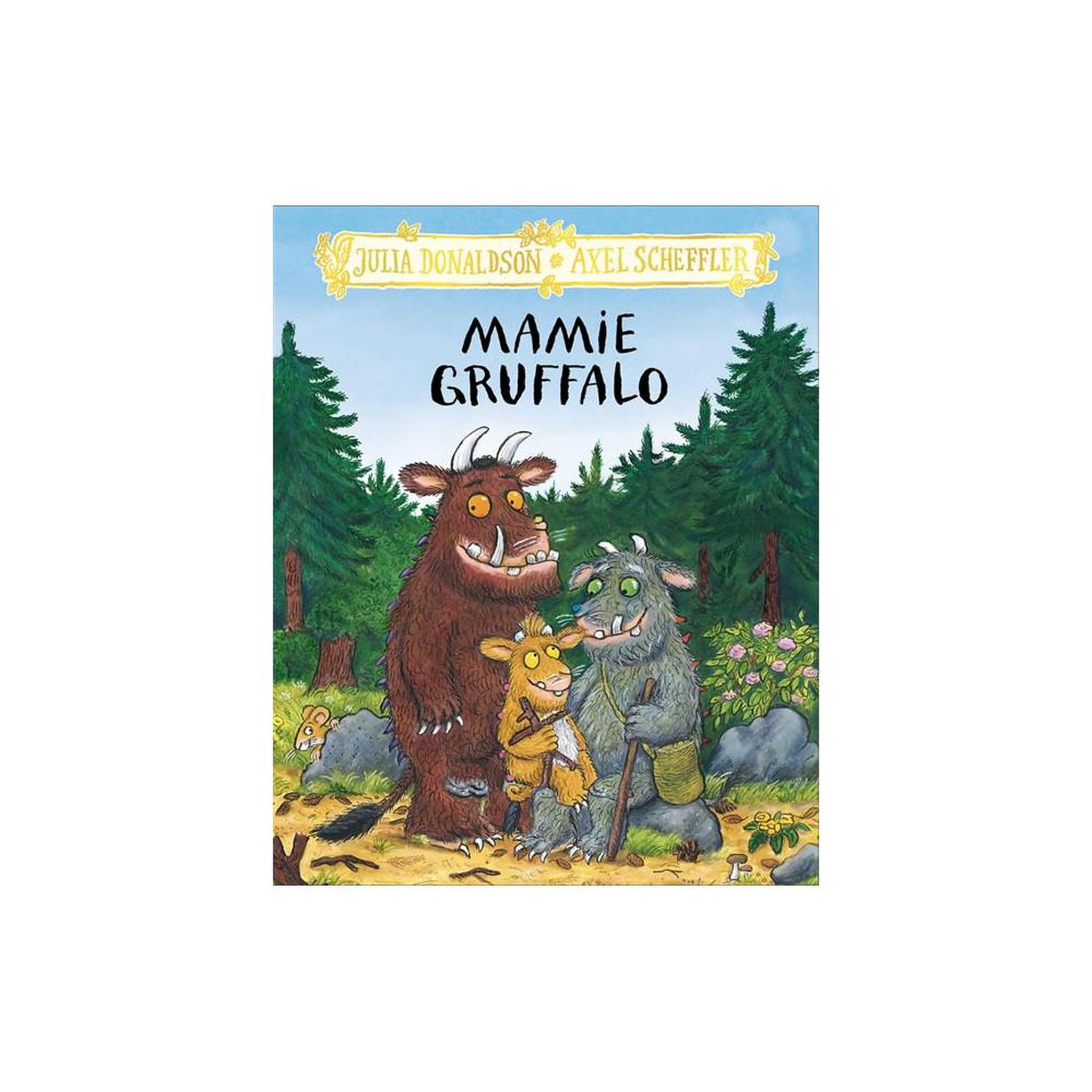 Album à couverture rigide Mamie Gruffalo, aventure du Gruffalo, édition française, 32 pages