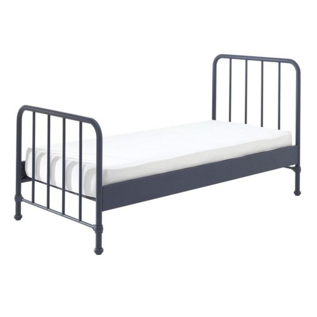 Paris Prix Lit Enfant  Bronxx  90x200cm Bleu Mat