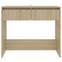 Voir la diapositive 5 : VIDAXL Table console chene sonoma 89x41x76,5 cm bois d'ingenierie