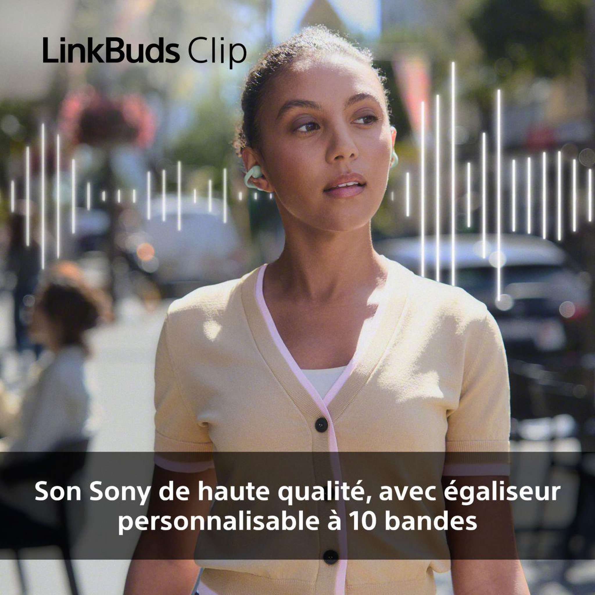Voir la diapositive 4 : SONY Ecouteurs Linkbuds Clip Violet