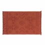 Voir la diapositive 1 : Paris Prix Tapis Déco à Franges  Cilaos  120x170cm Terracotta