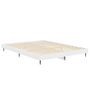 Voir la diapositive 5 : VIDAXL Cadre de lit sans matelas blanc 135x190 cm bois d'ingenierie