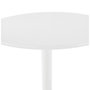 Voir la diapositive 5 : Paris Prix Table de Bar  Alysson  90cm Blanc