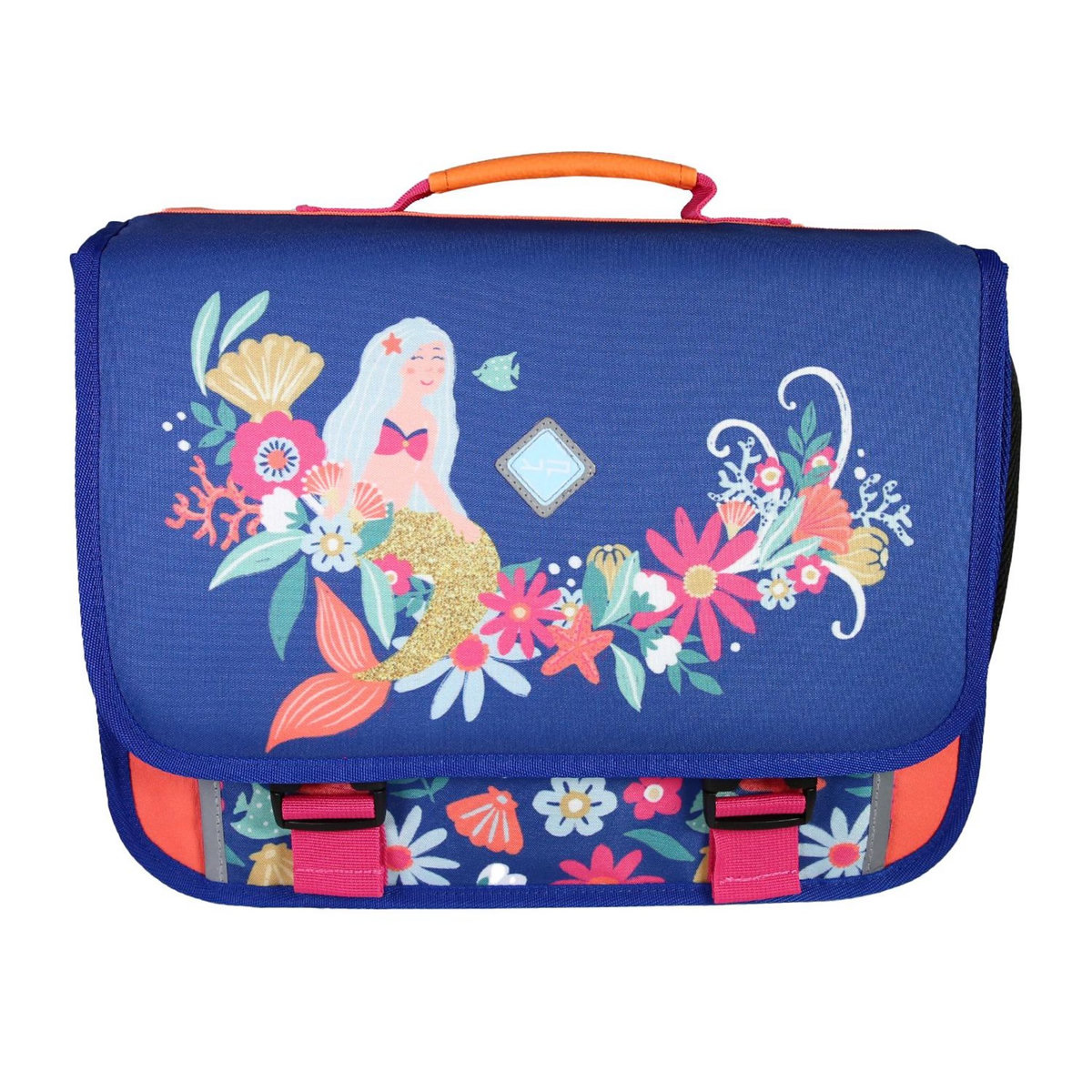 BODYPACK Bodypack - Cartable Sirène 38cm - Fille - 2 Compartiments + Poche - Dos et Bretelles Matelassés - 34x39x20cm - Polyester - Cartable Scolaire Primaire