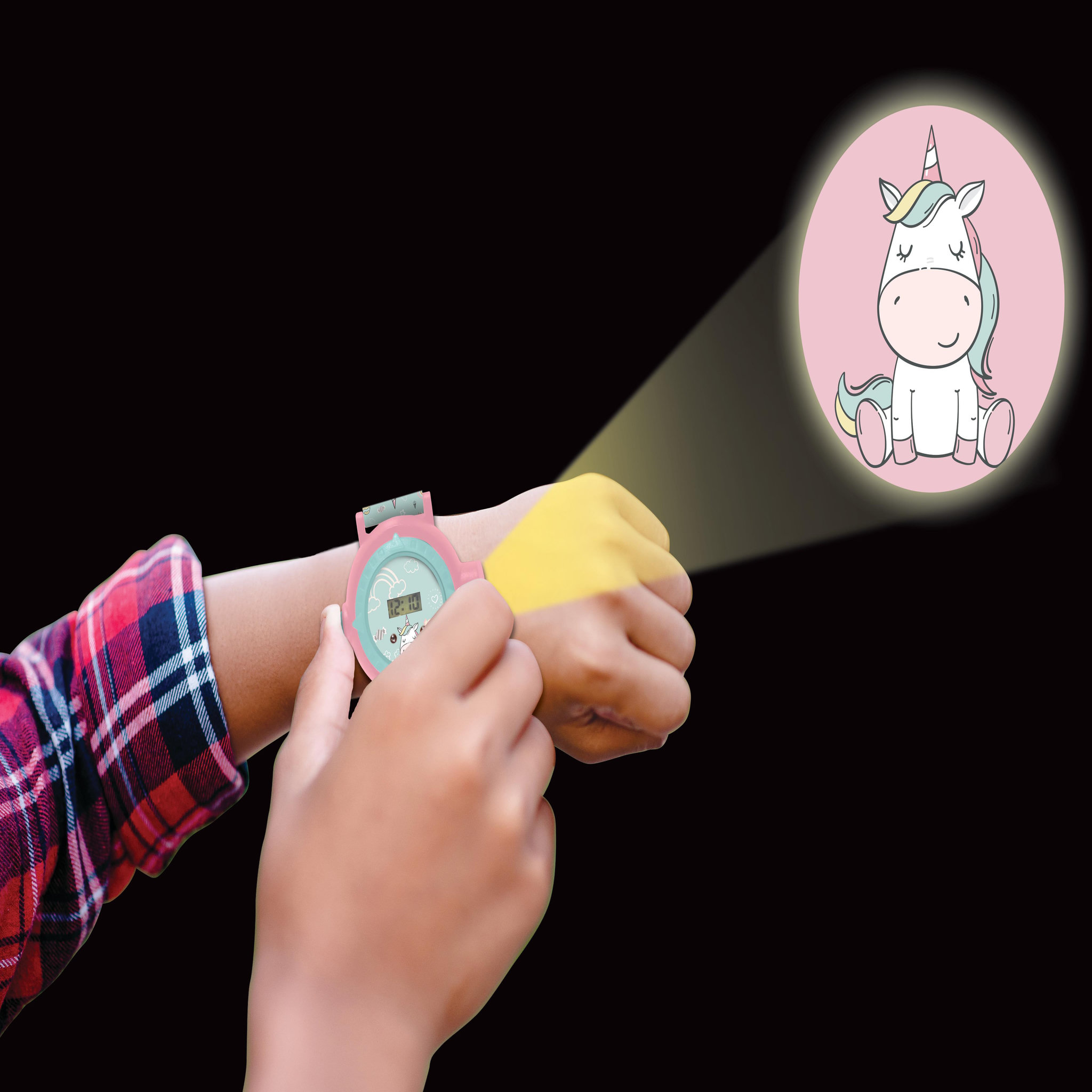 Voir la diapositive 6 : Lexibook Montre digitale avec projection Licorne