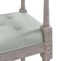 Voir la diapositive 5 : VIDAXL Banc Gris clair 110x40x70 cm Velours