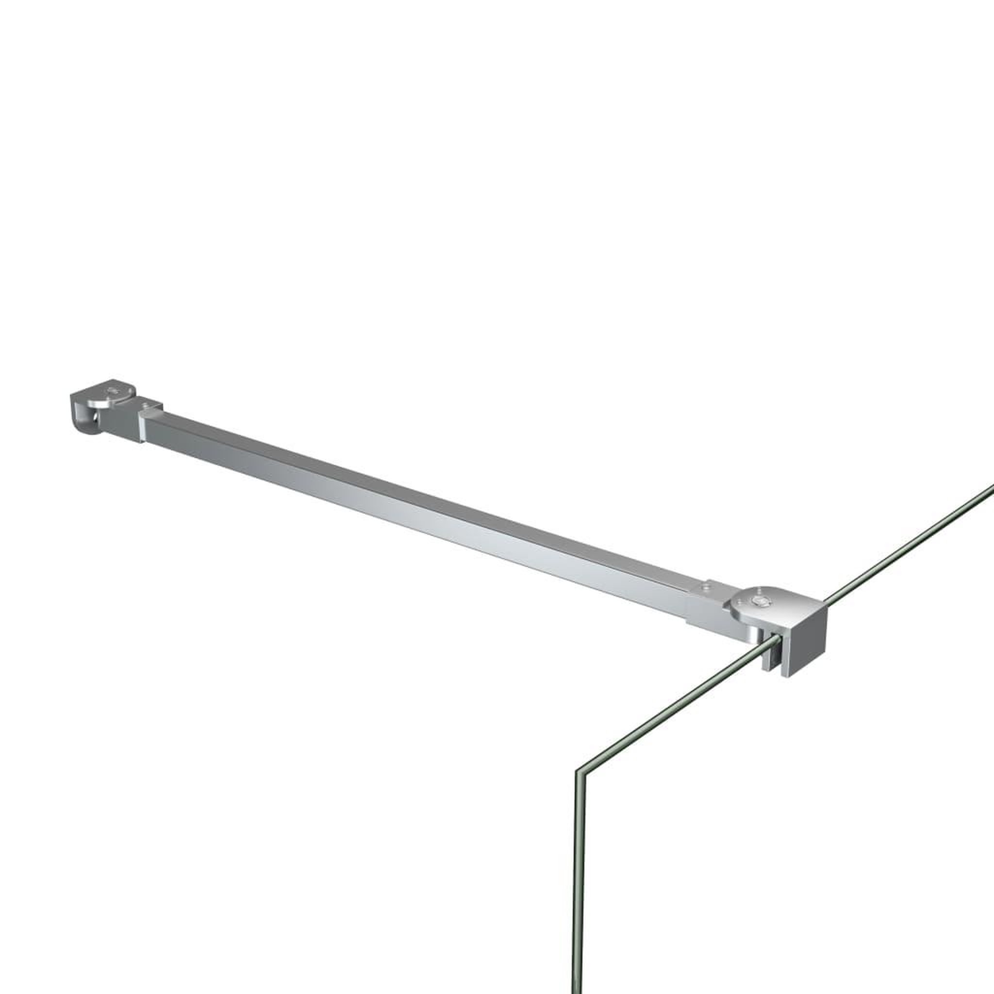 Voir la diapositive 5 : VIDAXL Bras de support pour enclos de bain Acier inoxydable 47,5 cm