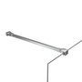Voir la diapositive 5 : VIDAXL Bras de support pour enclos de bain Acier inoxydable 47,5 cm