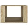 Voir la diapositive 5 : VIDAXL Table de chevet Chene sonoma 57x55x36 cm Bois d'ingenierie