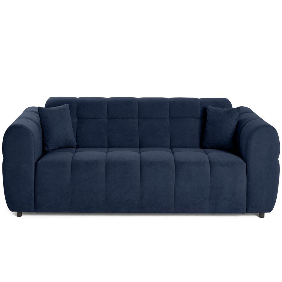 LISA DESIGN Ray - canapé droit 3 places en tissu texturé