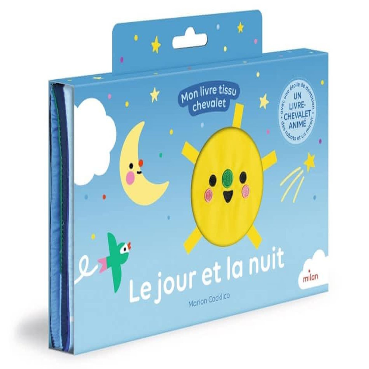 LE JOUR ET LA NUIT. MON LIVRE TISSU CHEVALET, Cocklico Marion