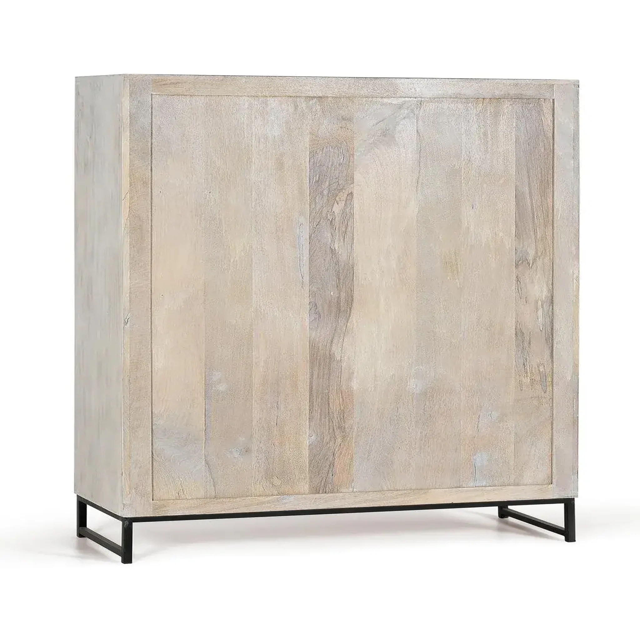 Voir la diapositive 5 : GINER Y COLOMER SL Vaisselier en bois de manguier 110 cm style ethnique boho sculpté