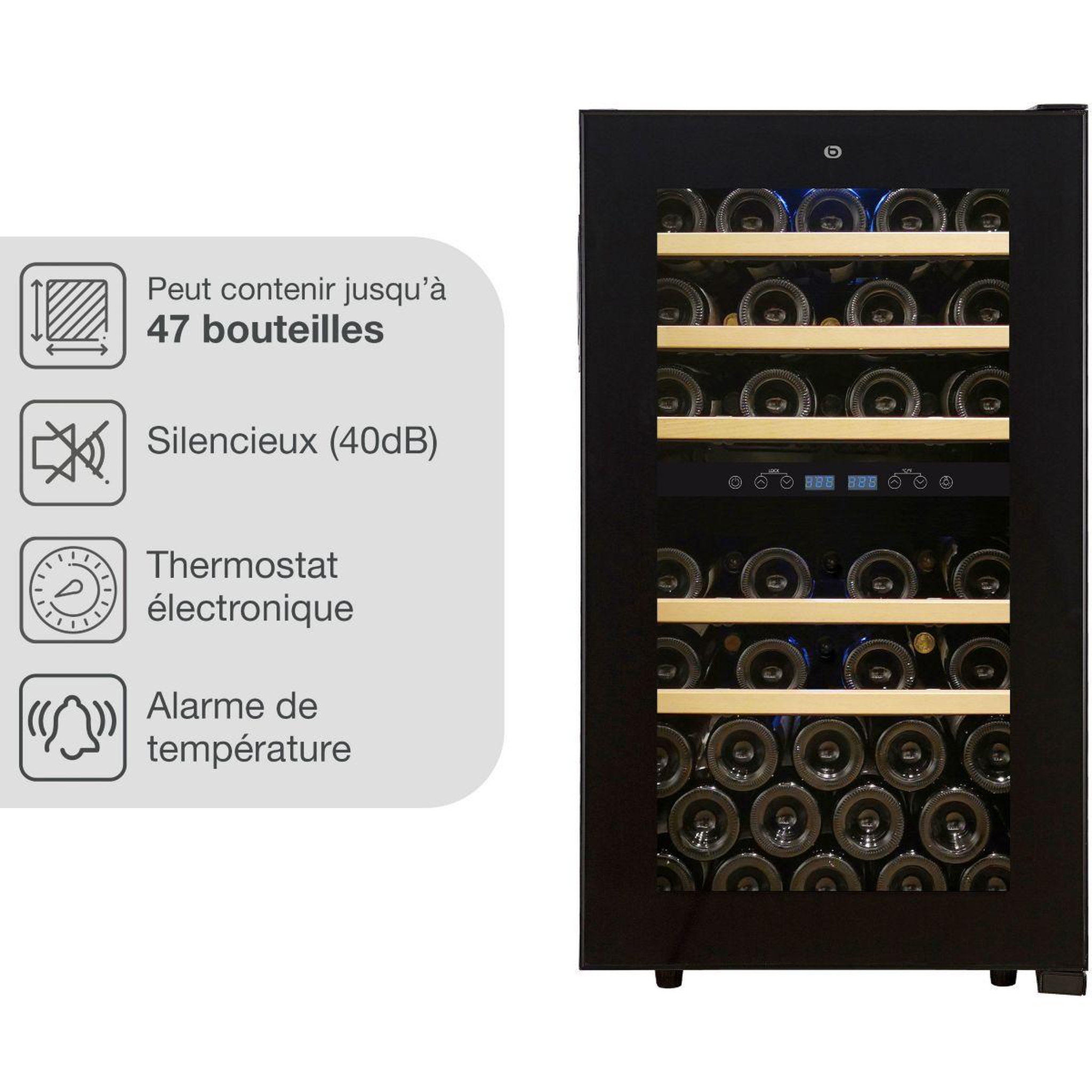 Voir la diapositive 3 : ESSENTIEL B Cave à vin de service ECV 471 dz