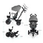 Voir la diapositive 6 : KINDERKRAFT Tricycle Spinstep 5 en 1 avec siège rotatif et protection UPF50+