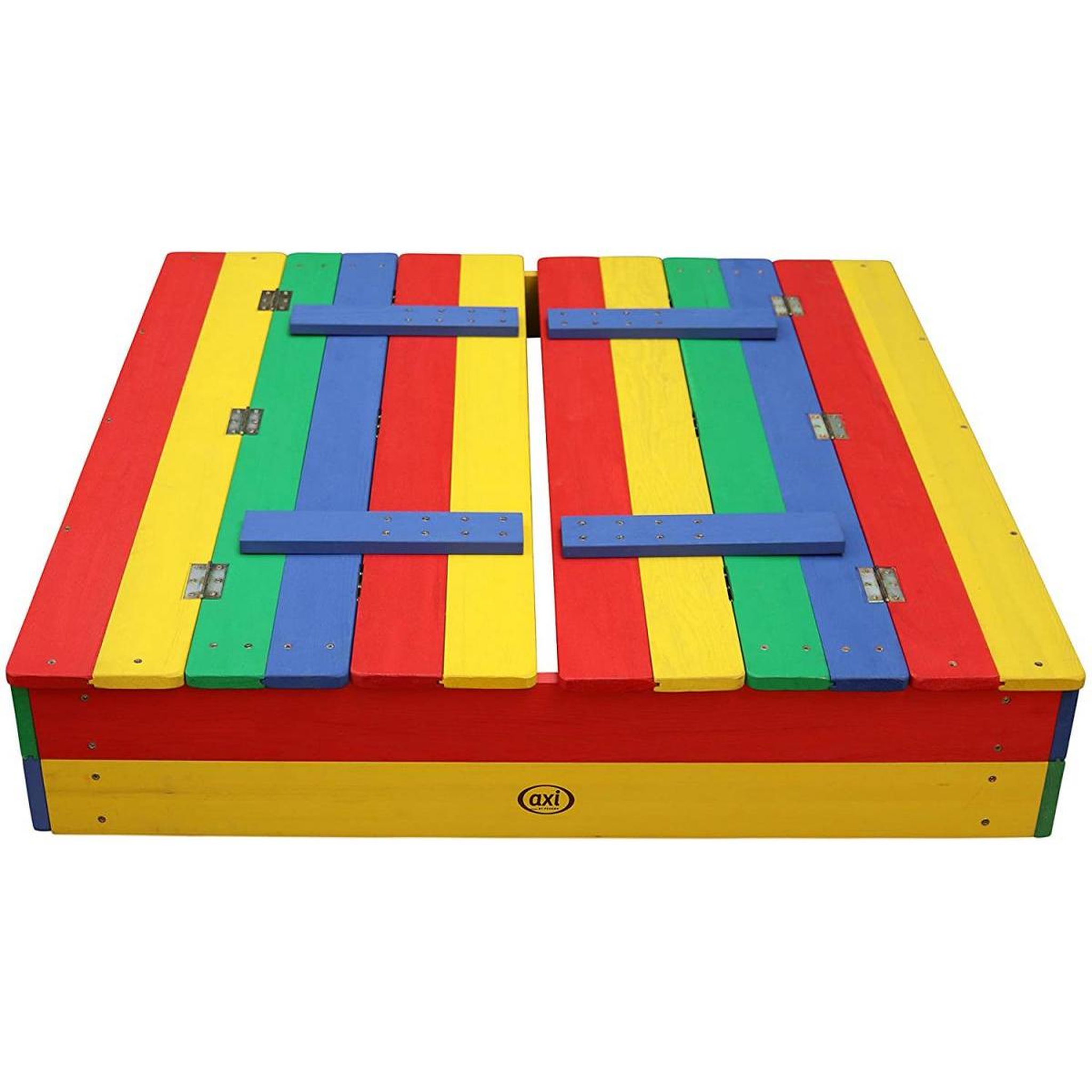 Voir la diapositive 5 : Axi House AXI ELLA Bac a sable avec bancs Arc en ciel 100x95x20cm