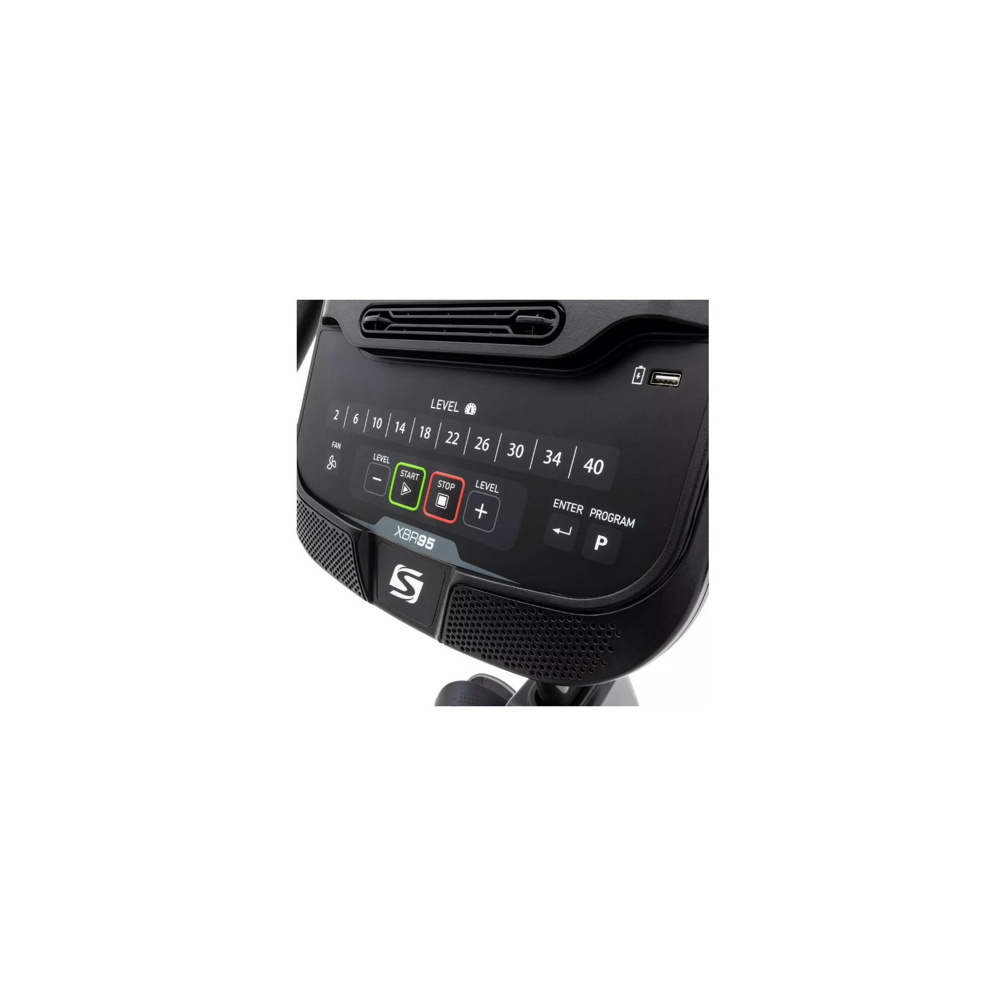 Voir la diapositive 5 : Spirit Vélo de fitness connecté semi allongé - spirit - modèle xbr95 - bluetooth/app - maison/appartement