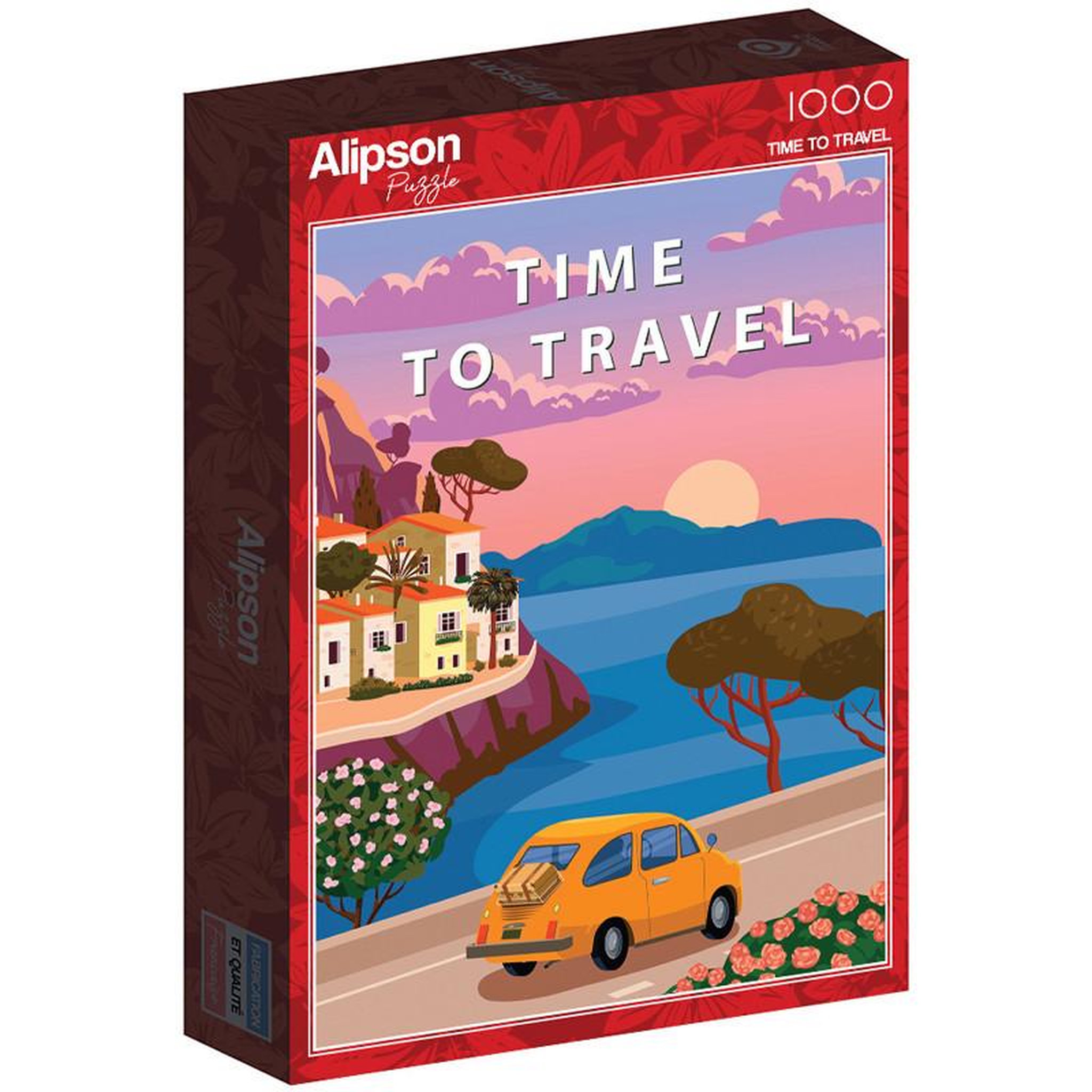 ALIZE Puzzle 1000 pièces Invitation au voyage – Univers voyage – Adulte – Alizé