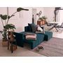 Voir la diapositive 3 : BEST MOBILIER Petra - canapé d'angle réversible - convertible avec coffre - 4 places - en velours