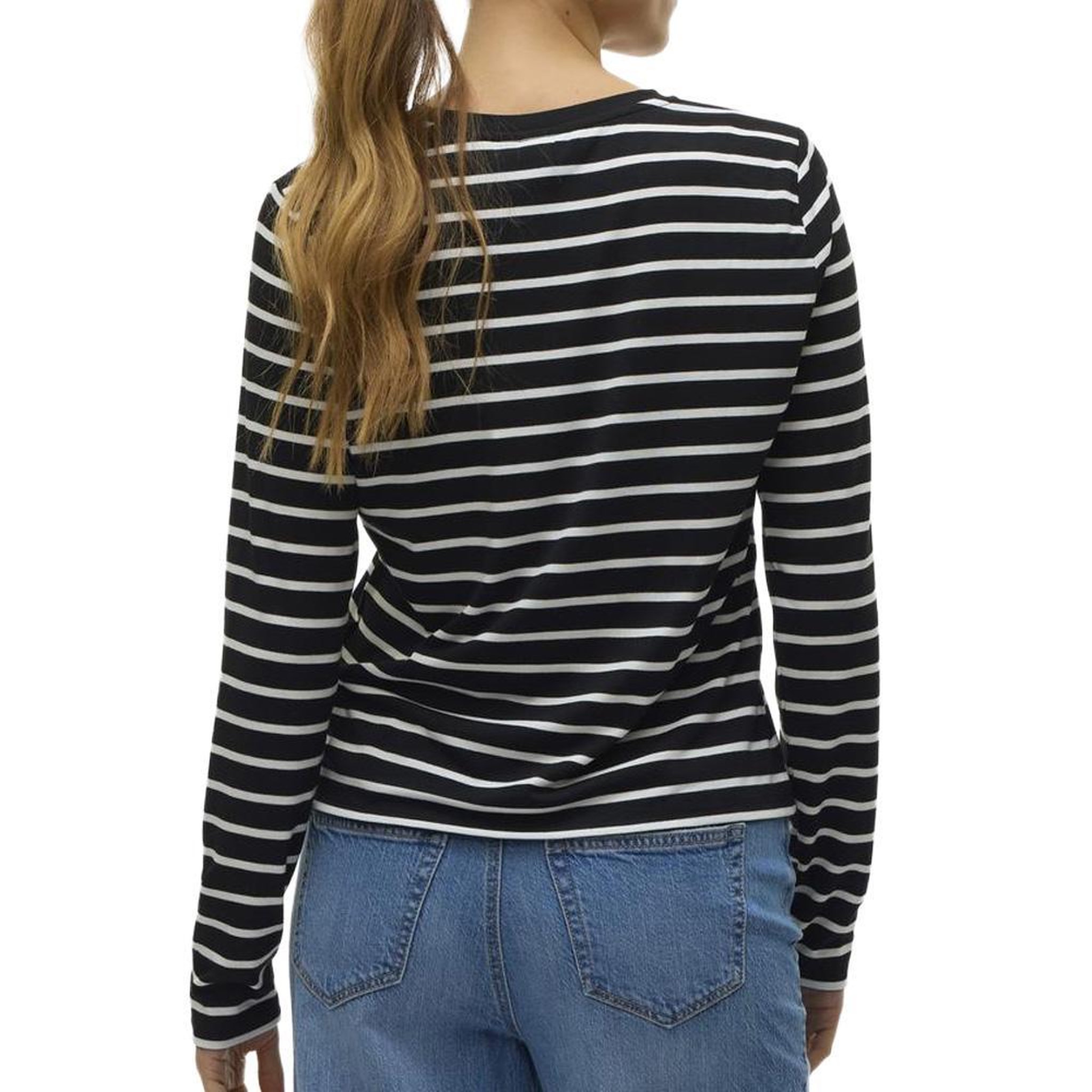 Voir la diapositive 2 : Vero Moda Haut Noir Vero Moda Snclara Heart T [6a2fb29c18ef6]