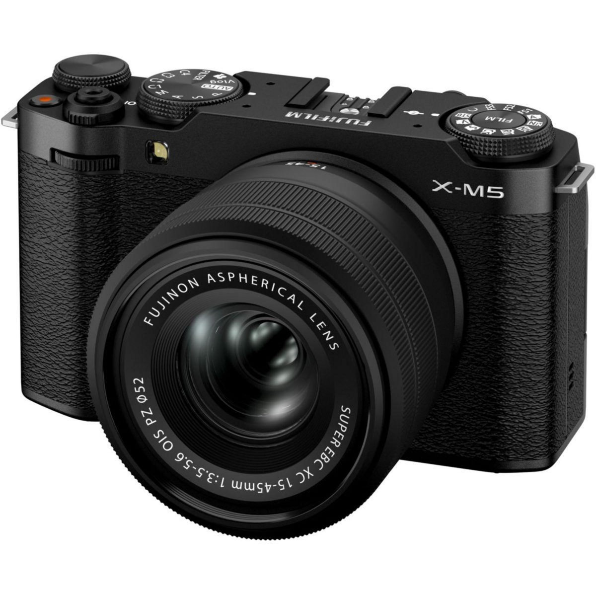 FUJIFILM Appareil photo Hybride Kit X-M5 Noir + XC15-45mm