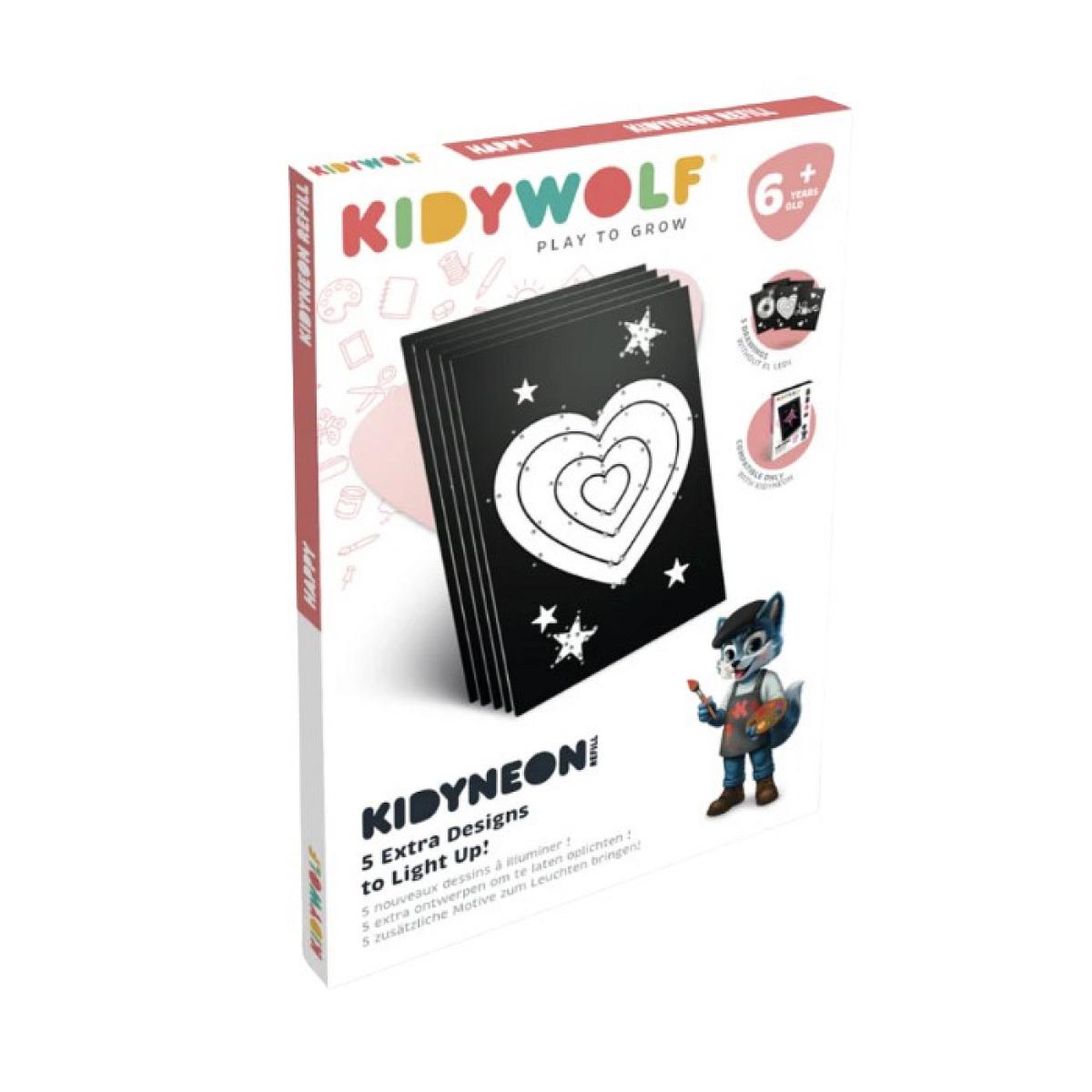 Voir la diapositive 1 : KIDYWOLF Recharge pour Kidyneon - Happy -