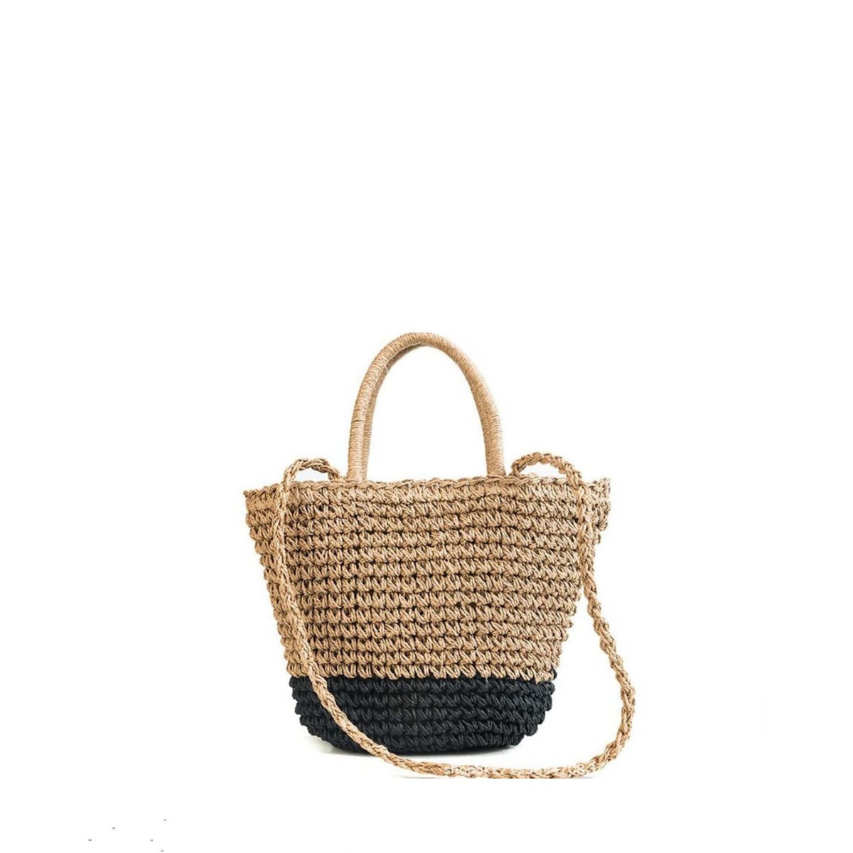 DARI BALI DARI BALI - Sac en paille PERPIGNAN 32 cm