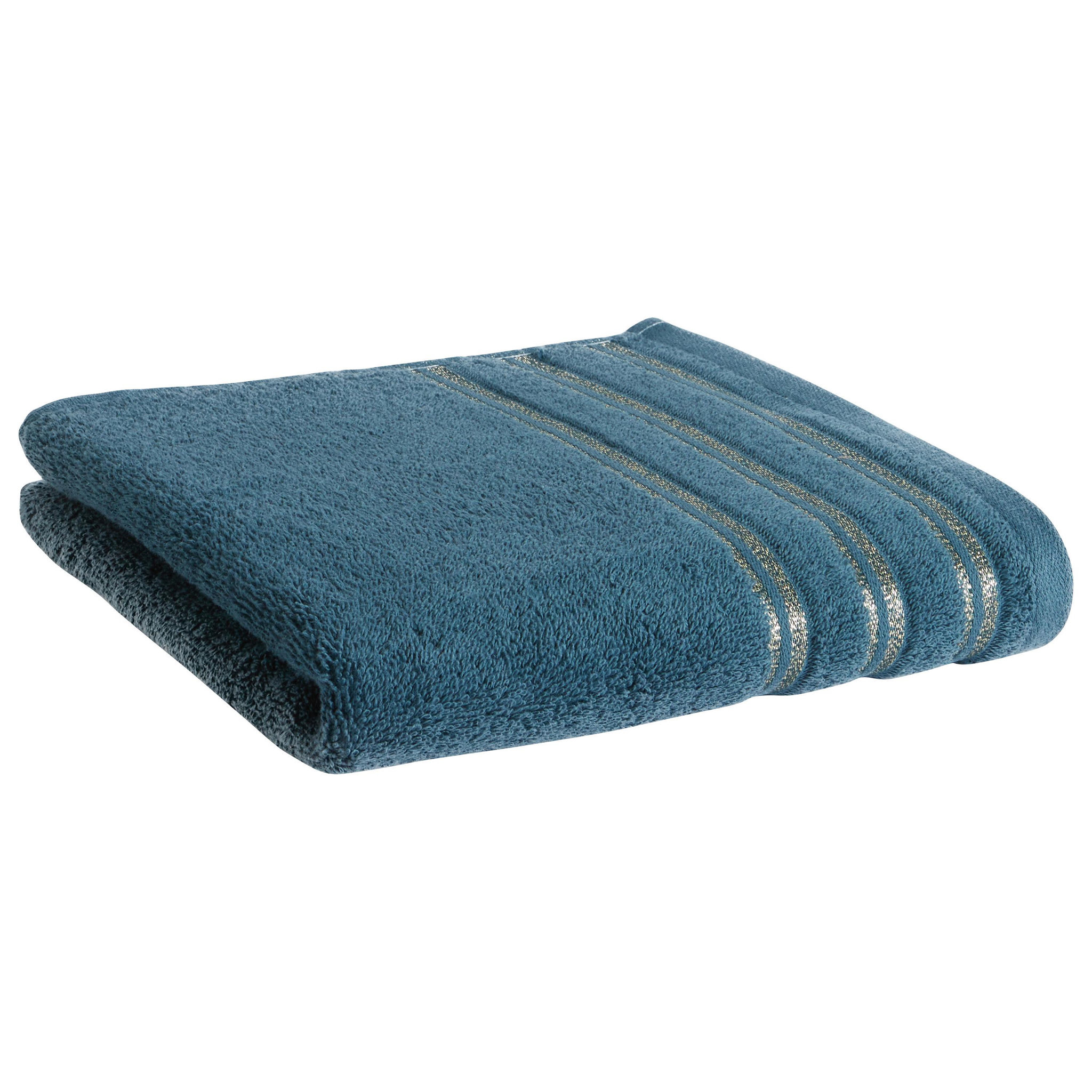 Voir la diapositive 1 : ACTUEL Maxi drap de bain uni en coton liteau Lurex  500G